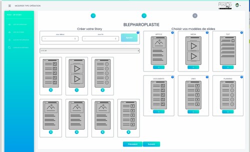 PostOp story, web app de suivi opératoire